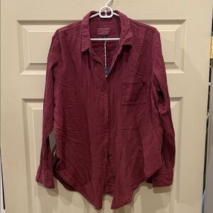Universal Thread Burgundy Button Down Shirt